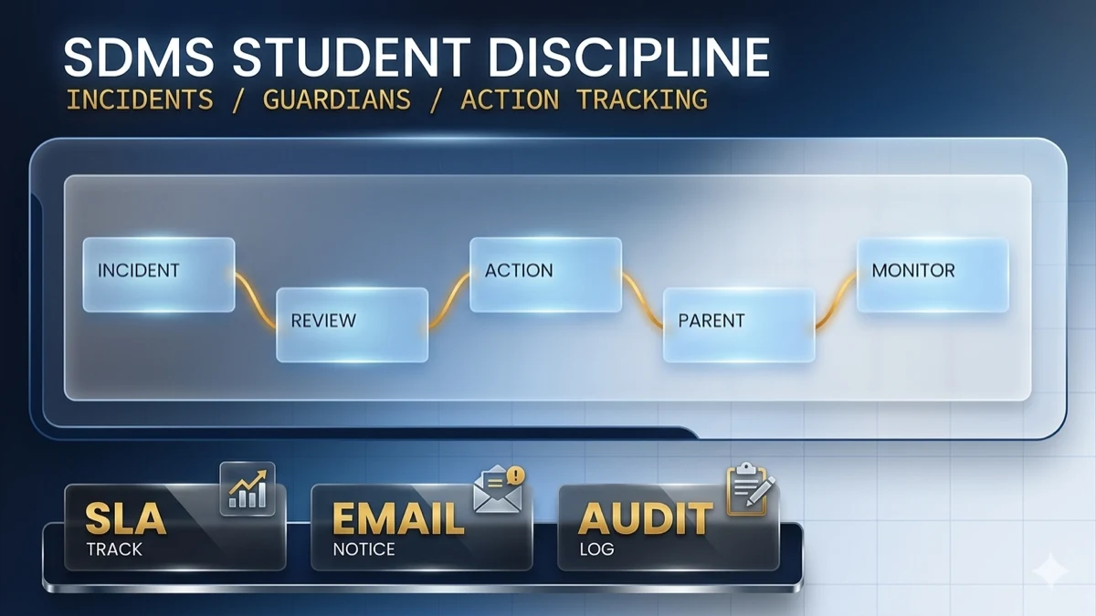 Student discipline workflow preview
